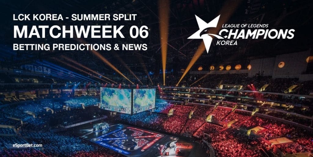 LoL: LCK Summer Split betting predictions for Wednesday Week 6
