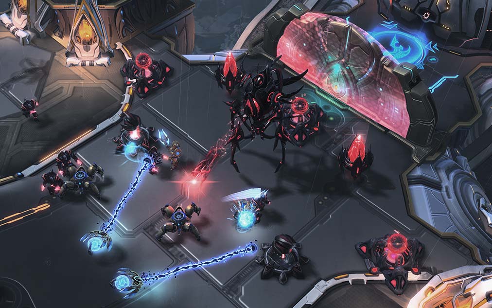 StarCraft II esports gameplay example